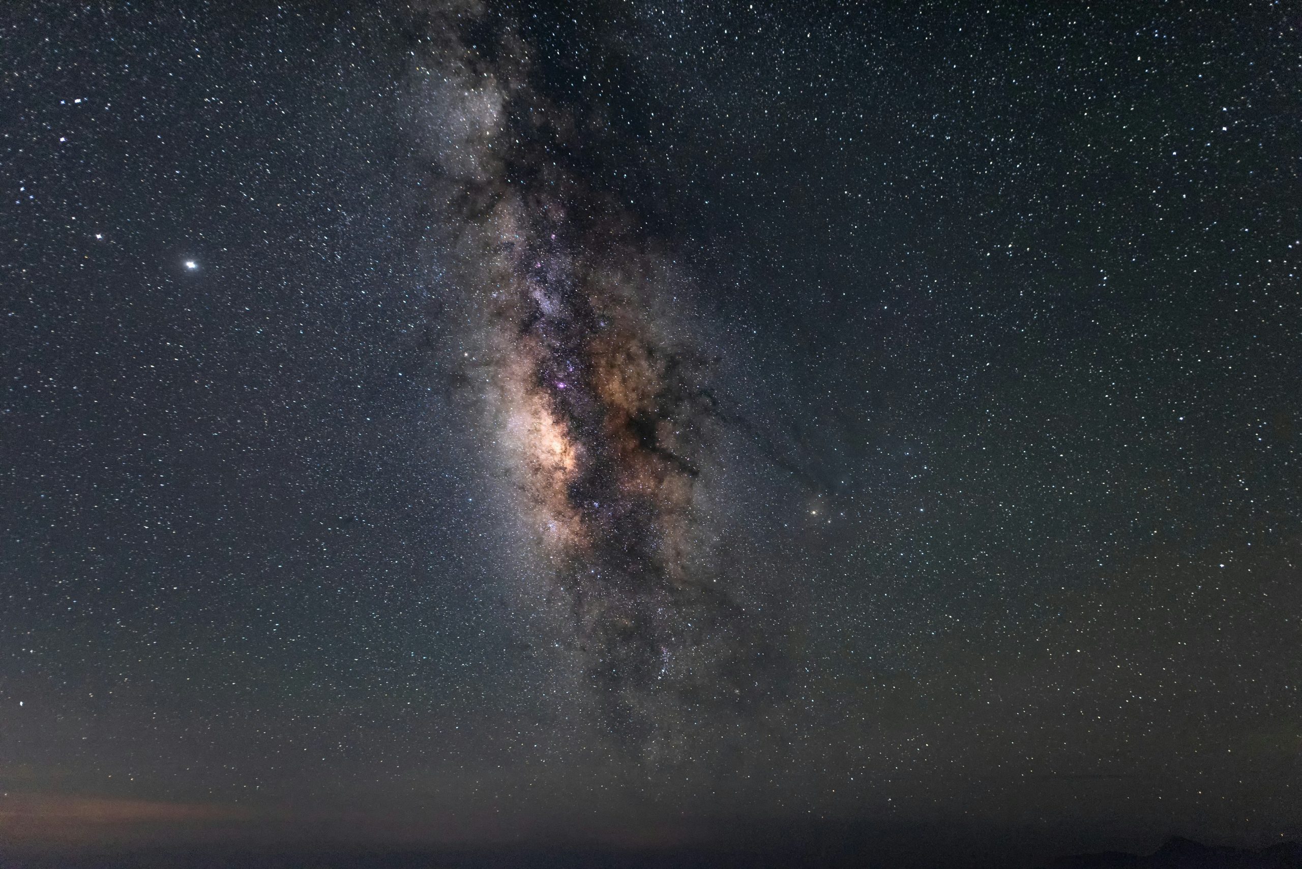 Milky Way stargazing over the Caribbean sky in Montego Bay Jamaica
