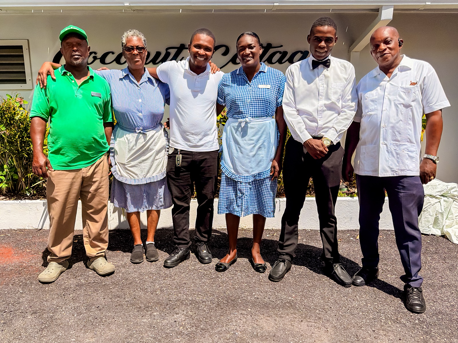 Coconut cottage staff