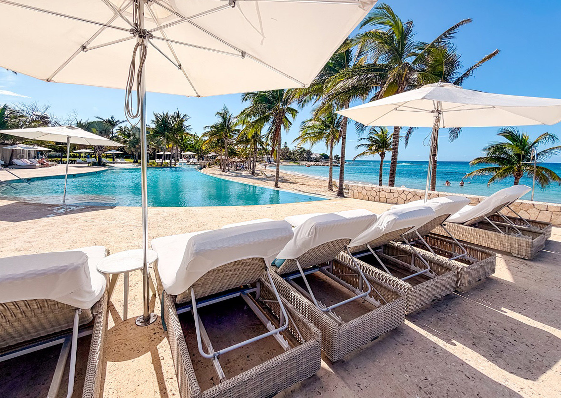 beach Poolside at Round Hill Resort